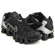 NIKE W SHOX TL BLACK / METALLIC SILVER AR3566-008画像