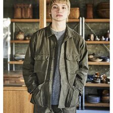 orslow B.D.U JACKET STONE WASHED BROWN 01-6110-52S画像