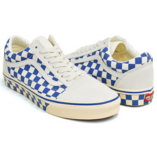 VANS OLD SKOOL CHECKERBOARD NAVY / MARSHMALLOW VN000D7ZFRP画像