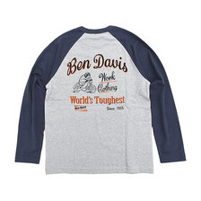 BEN DAVIS Rider Raglan L/S Tee 1050-26780030画像