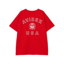 AVIREX SIGNATURE VARSITY LOGO T-SHIRT 7836935602画像