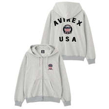 AVIREX SIGNATURE VARSITY ZIP UP PARKA 7836931001画像