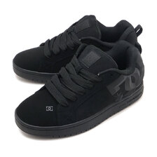 DC SHOES COURT GRAFFIK BEVELED BLACK/BLACK/GREY DM264010画像