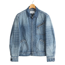 Maison Margiela ZIPPED DENIM JACKET S50AM0690-M30021画像