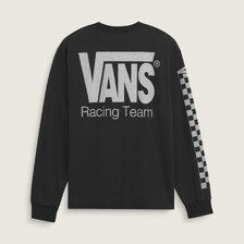 VANS RACING LS TEE BLACK VN000X2BBLK画像