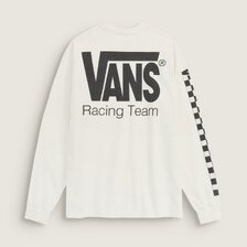 VANS RACING LS TEE MARSHMALLOW VN000X2BFS8画像