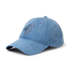 NEW ERA 9TWENTY Rhinestone ラインストーン クラシックロゴ ウォッシュドデニム 15137194画像