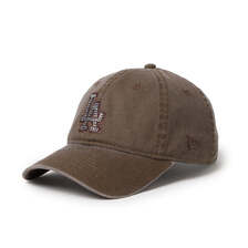 NEW ERA 9TWENTY Rhinestone ラインストーン ロサンゼルス・ドジャース ブラウン 15137190画像
