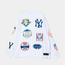 APPLEBUM "New York Yankees" Wappen L/S T-shirt ML2621105Y画像