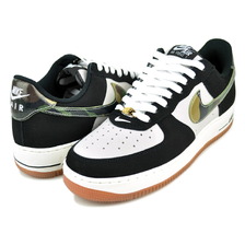 NIKE AIR FORCE 1 LOW RETRO wht/blk-gum med brown HQ1967-100画像