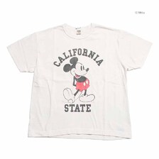 BARNS "TSURIAMI" Crew Neck Print T-Shirt MICKEY BR-26388画像