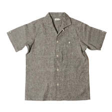 WAREHOUSE Lot 3091 S/S OPEN COLLAR SHIRTS スミクロシャンブレー画像