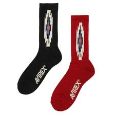 AVIREX NATIVE CREW SOCKS 2PACK-SET 7836972008画像