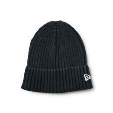 NEW ERA リブ カフニット Italian Wash イタリアンウォッシュ ブラック 15119613画像