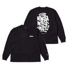 NEW ERA 長袖 オーバーサイズド コットン Tシャツ Tagging Logo 15129363画像