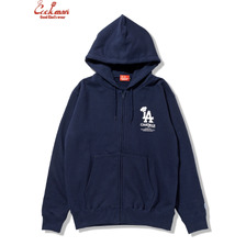 COOKMAN Zip Hoodie Chef Hat LA Navy 231-63162画像