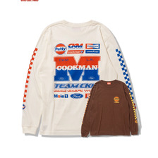 COOKMAN Long Sleeve T-Shirts Race 231-63164画像