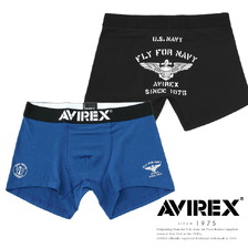 AVIREX FLY FOR NAVY BOXER SHORTS 7836980006画像