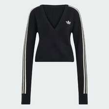 ADIDAS ORIGINALS BY JENNIE KNITTED WRAP AROUND CARDIGAN Black LD8933画像
