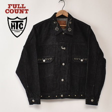 FULLCOUNT Type 2 On Studs by Zip Stevenson HTC 11.5oz Original Black Selvedge Denim 2102BKSS-HTC画像