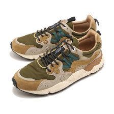 Flower MOUNTAIN YAMANO3 Olive-drab/Brown/Beige FM63882画像