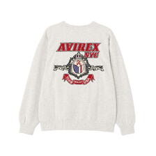 AVIREX CREW SWEAT &rdquo;CROWN LOGO&rdquo; 7836232010画像