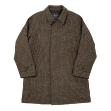 Workers Bal Collar Coat Harris Tweed画像
