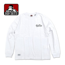 BEN DAVIS Script VNTG L/S Tee 1050-26780029画像