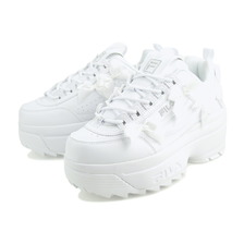 FILA DISRUPTOR 2 WEDGE RB WHITE/SILVER FW0103389-100画像