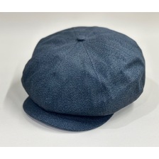DAPPER'S LOT1886 MW Type GM Casquette With Small Top Button 9.2oz COVERT BLACK画像