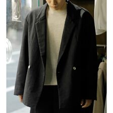 AXIS Moleskin Needle-Punched Fleece DOUBLE BRESTED JACKET JK001-26AW画像