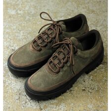 TARVAS Easy Hiker - Army Green & Brown Suede画像