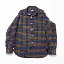 CORONA CS001 - NAVY 1POCKET SHIRT / Navy &times; Green CS001-26-03画像