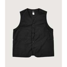 POST OVERALLS #3504-ETB Royal Moody : 60/40 twill black画像