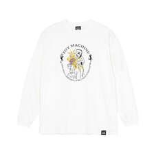TOY MACHINE BRAIN STEELERS PIGMENT LONG TEE TMFGLT3画像