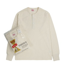 Healthknit THERMAL KING RASCHEL HONEYCOMB HENLY NECK L/S 52034画像