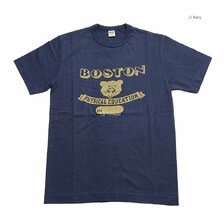 BARNS &ldquo;TSURIAMI" Crew Neck S/S T-Shirt BOSTON BR-26330画像