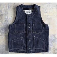 DAPPER'S LOT1883 Round neck Work Vest WWⅡ Lining Model画像