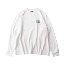 Subciety Aged script embroidery tee 153-44215画像