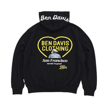 BEN DAVIS BD Hearts Pullover Hoodie 1030-26780052画像