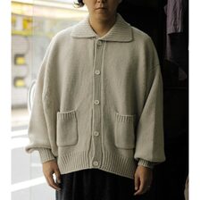 NONNOTTE Low Count Wool Yak Knit Draping Knit Cardigan Jacket N-26A-002画像