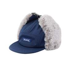 X-girl BOX LOGO EMBROIDERED DOG EAR JET CAP NAVY 105263051001画像