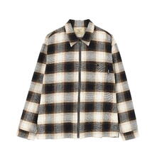 AVIREX OMBRE CHECK ZIP SHIRT 7836220015画像
