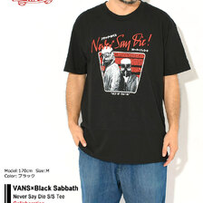 VANS &times; Black Sabbath Never Say Die S/S Tee VN00134ZBLK画像