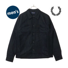 FRED PERRY BRUSHED TWILL OVERSHIRT M1723画像