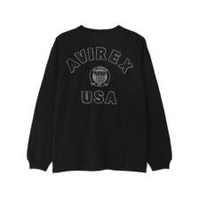 AVIREX VARSITY L/S T-SHIRT 7835930023画像