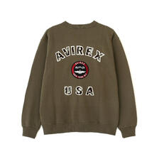 AVIREX CAMOUFLAGE LOGO CREW SWEAT 7835932007画像