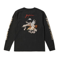 TAILOR TOYO Lot No. TT69818 / LONG SLEEVE SUKA T-SHIRT EMBROIDERED &ldquo;EAGLE&rdquo;画像