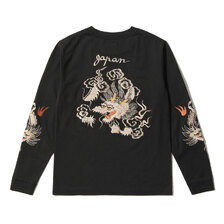 TAILOR TOYO Lot No. TT69819 / LONG SLEEVE SUKA T-SHIRT EMBROIDERED &ldquo;DRAGON&rdquo;画像