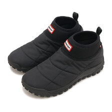 HUNTER TRAVEL 2.0 QUILTED SLIP ON TRAINER BLACK UFS7149REN-BLK画像